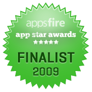 AppsFire App Star Awards finalist 2009